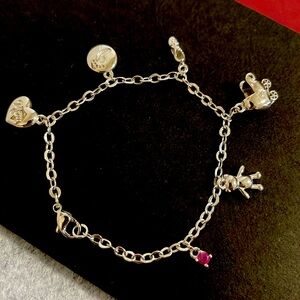 CHARM BRACELET (7.25”) w/Niassa Ruby Charm